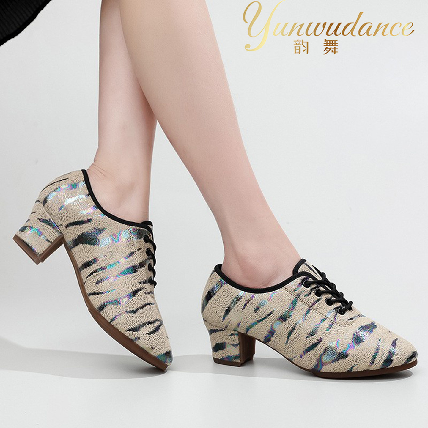 韵舞摩登舞鞋女士教师鞋专业华尔兹国标舞摩登鞋交谊舞广场舞蹈鞋