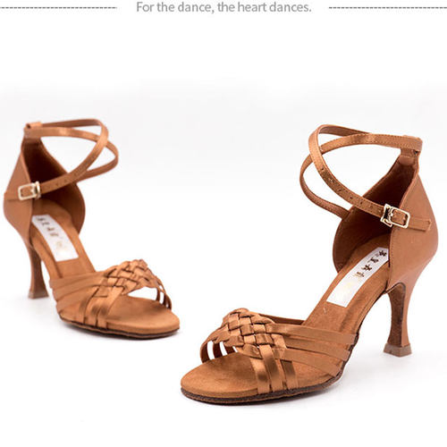 英皇舞霸拉丁舞鞋中跟软底舞蹈鞋