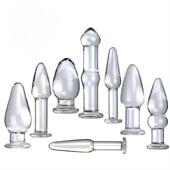 glass masturbation made used anus toy