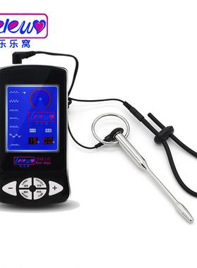 Male penis electric shock punishment toy urethral dilator