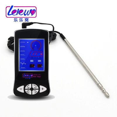 Male penis electric shock punishment toy urethral dilator