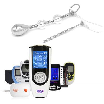 Male penis electric shock punishment toy urethral dilator