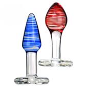 glass masturbation made used anus toy