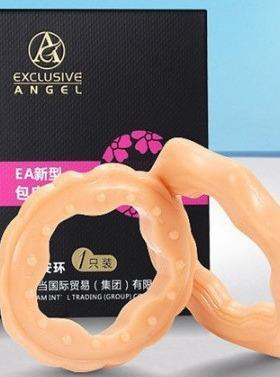 An elastic ring that can prolong sexual intercourse duration