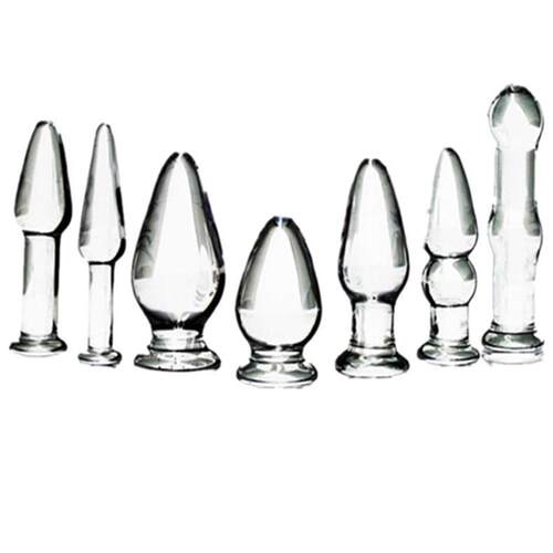 A glass-made anus used as a masturbation toy