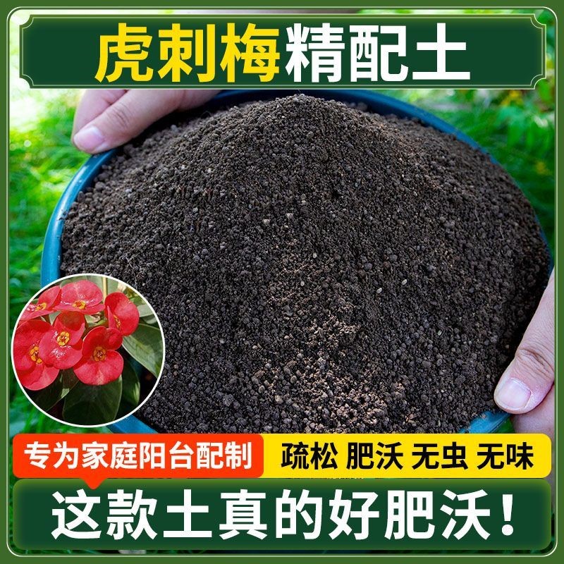虎刺梅营养土种菜专用土清仓种花专用有机肥料土多肉扦插育苗土壤