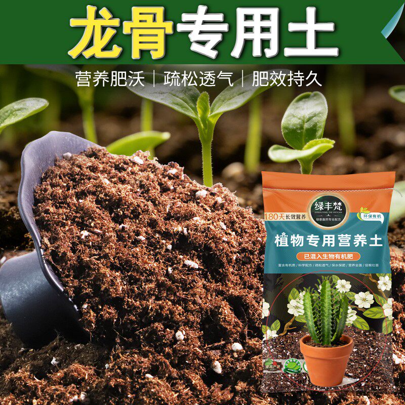 龙骨适用种植土促开花盆景盆栽土安全可靠缓冲肥效大包装喜酸进口