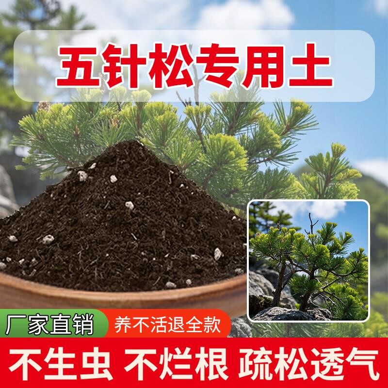 五针松专用土植物有机栽培土有机肥土壤育苗花土种菜养花专用土