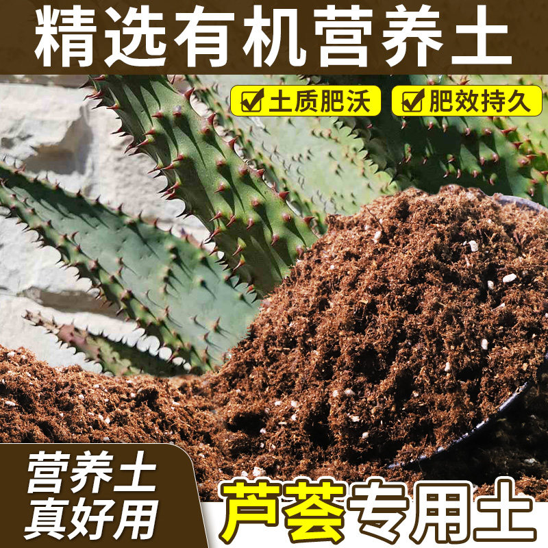 芦荟适用营养土不烧根不烧苗菜园嫁接专用土干湿循环好配方土盆栽