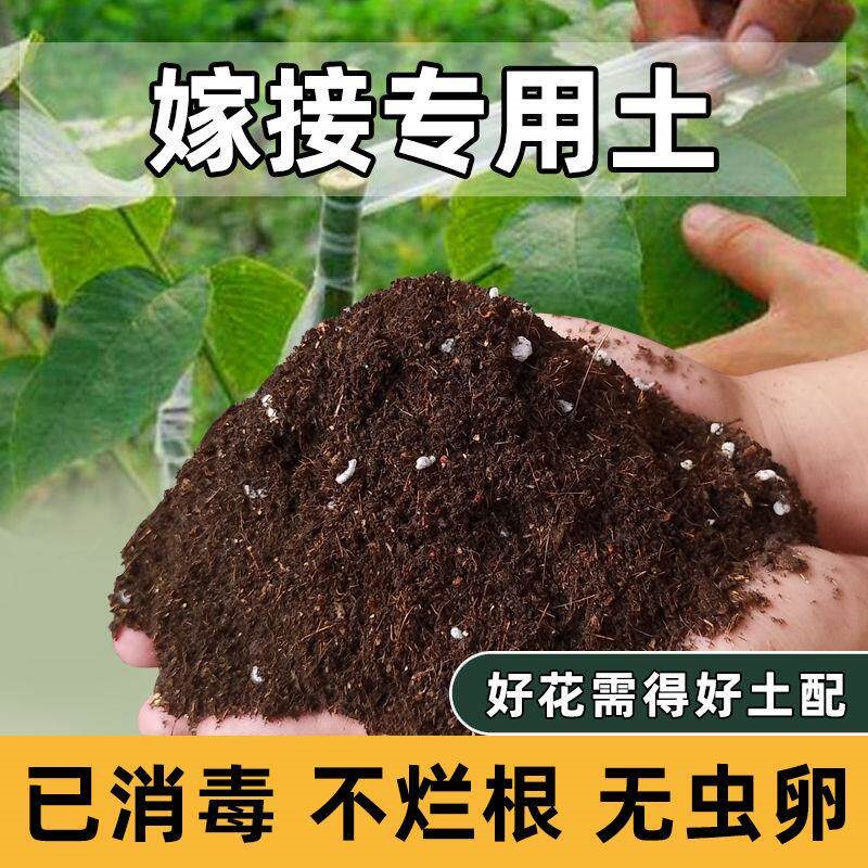 营养土育苗专用高压嫁接土种植水果嫁接配料透气泥土有机肥料基质