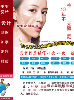 美容院皮肤管理海报装饰挂画