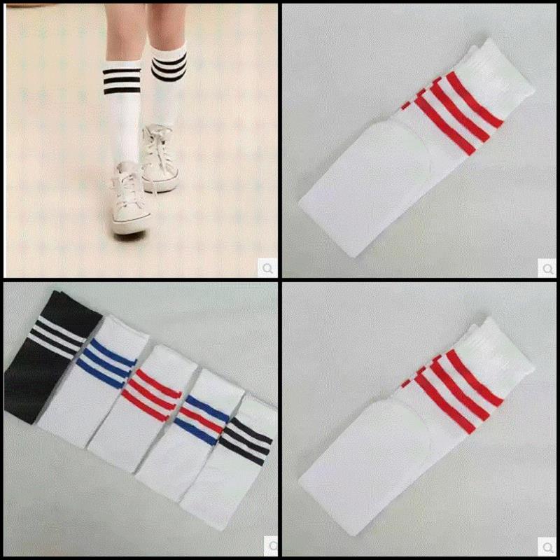 舞蹈通用黑白足球袜