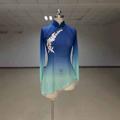 古典舞身韵练功服女儿童民族民间考级纱衣飘逸胶州秧歌舞蹈演出服