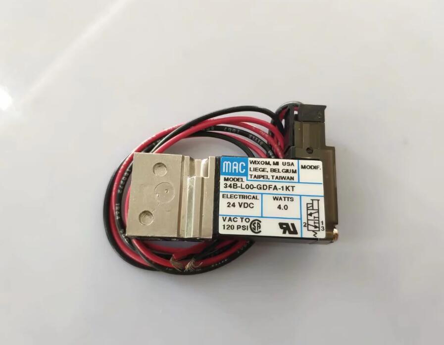 MAC品牌　34B-L00-GDFA-1KT三星贴片机SM482 SM421头部真空电磁阀
