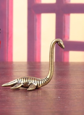 尼斯湖水怪摆件摆件高级感小众黄铜工艺品文创市集小商品跨境专供