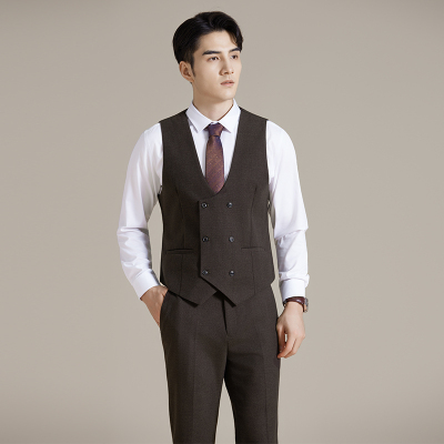 定制logo酒吧KTV餐饮台球厅教练服务员工作服男西装马甲裤子套装