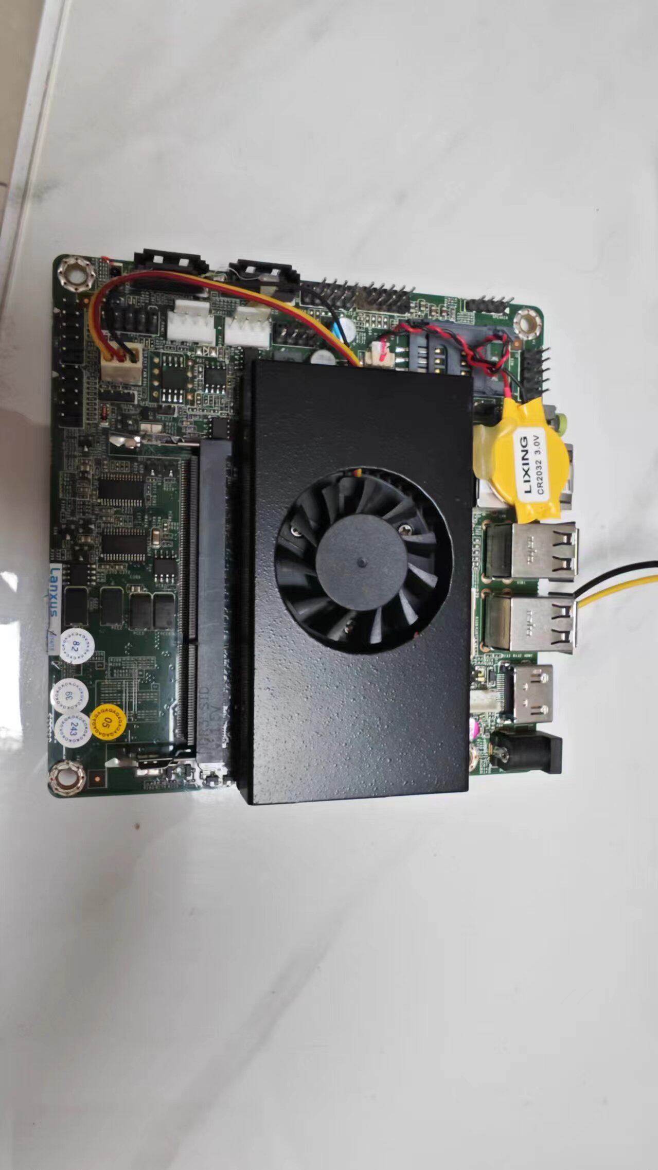 12&times;12cm迷你工控主板E350游戏机主板VGA/HDMI/com/2G/8G整机