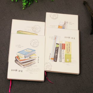 浪人文化16K B5胶套皮套笔记本线装本66页车线本办公学生记事本