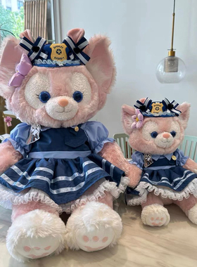 【NIKI手作】兔子警官服S和M号贝儿露露饼饼的娃衣着替替换装