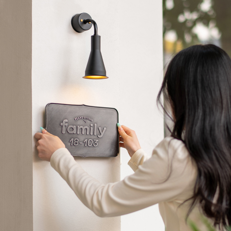 有招派金属门牌定制门牌设计门牌制作