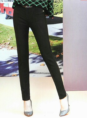 2019春季专柜都市米兰女裤T86373小铅笔裤正品小脚裤显瘦铅笔裤女