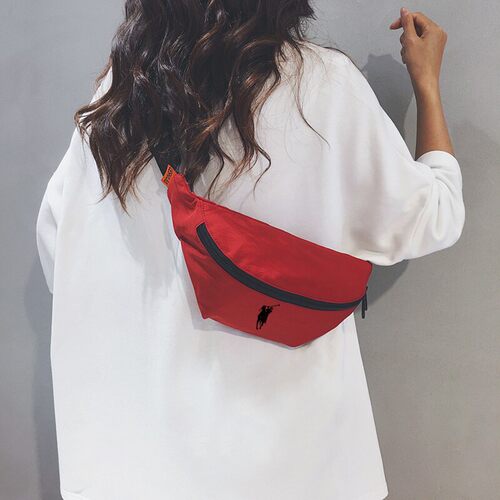 品牌正品简约胸包男女通