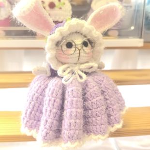成品毛线钩织玩偶挂件摆件糖糖兔