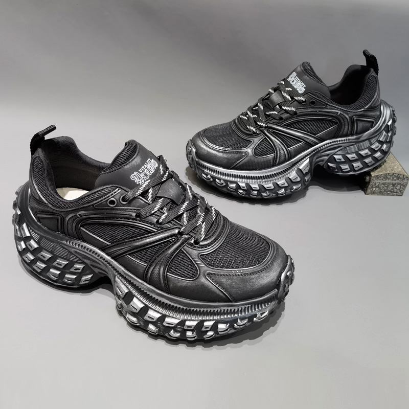 轮胎底脏脏做旧老爹鞋