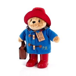 帕丁顿熊玩偶paddington福尔摩斯侦探熊英国电影周边礼物 英国正品