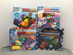 [清]美国thinkfun赛车塞车时间桌游儿童3-8岁汽车华容道益智玩具