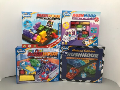 [清]美国thinkfun赛车塞车时间桌游儿童3-8岁汽车华容道益智玩具