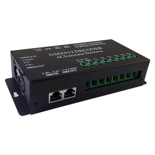 七彩DMX512解码器水晶吊灯单色灯