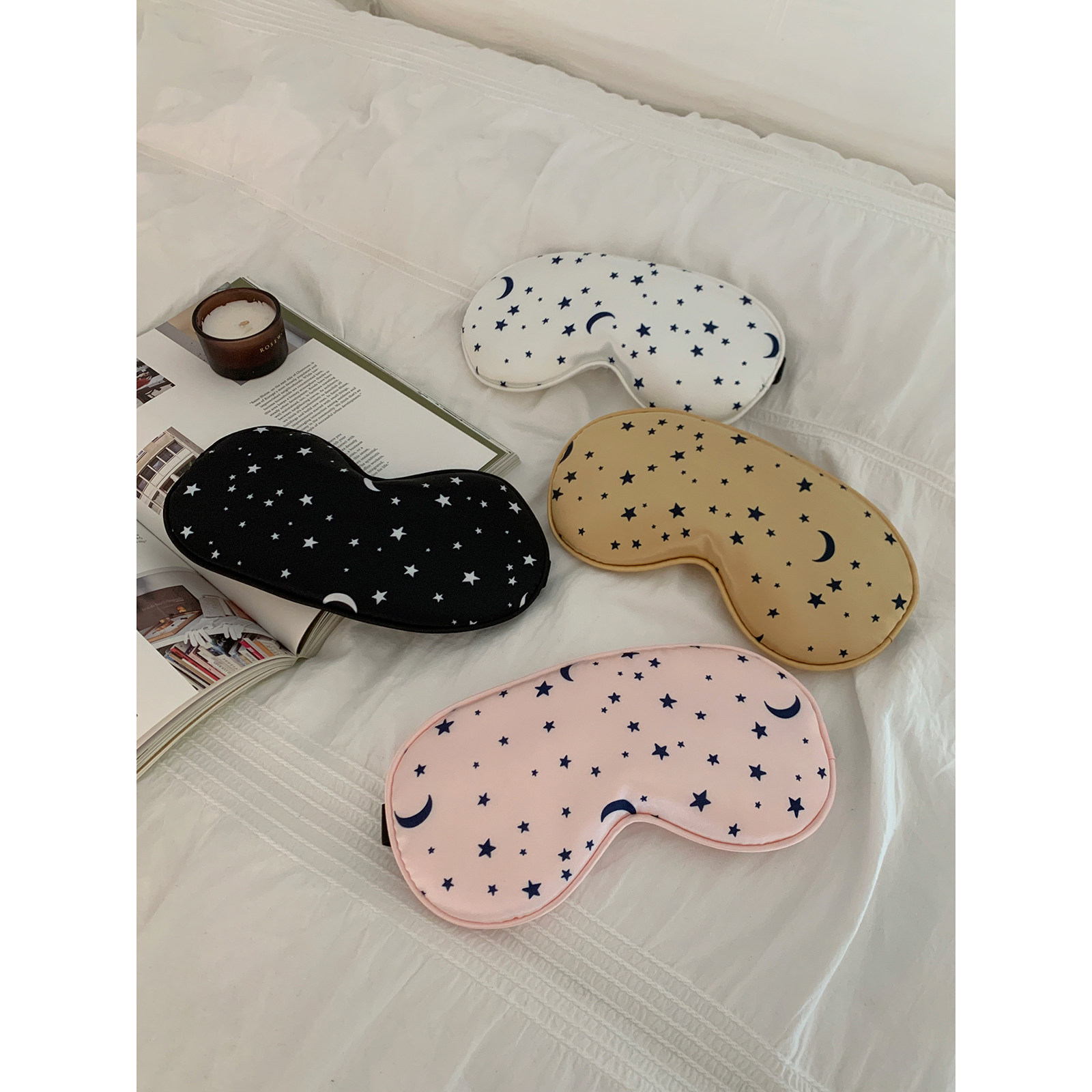 馨帮帮杂货铺舒适缓解眼疲劳午睡遮光眼罩月亮星星睡眠专用眼罩女,居家日用,眼罩,淘宝优惠券,粉丝福利购,淘宝优惠卷