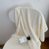 吸水浴巾 家用可穿可裹薄款 馨帮帮杂货铺 菠萝格纯色毛巾浴巾女