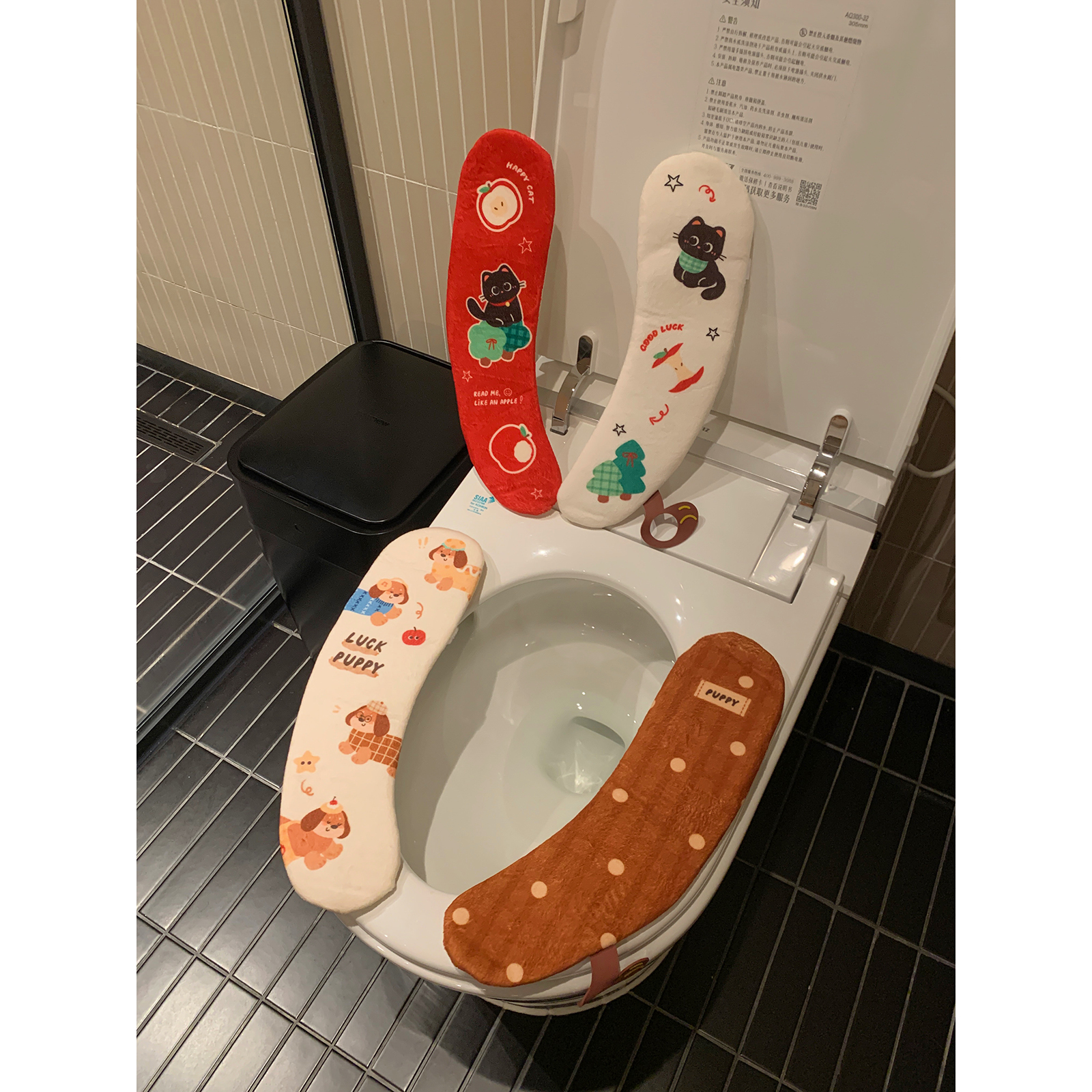 防冻厕所坐便套毛绒保暖马桶坐垫
