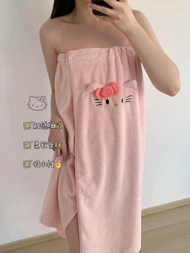 洗澡毛巾卡通浴裙吸水速干浴巾