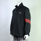 日本户外宽松立领防风防雨YOKOHAMA经典 3道杠赛车夹克风衣外套男