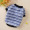 Special offer blue and white striped two legged woolen sweater