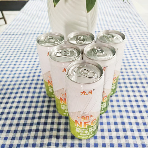 九日冰祖椰子水越南进口添加90%NFC椰青水网红易拉罐饮料320ml