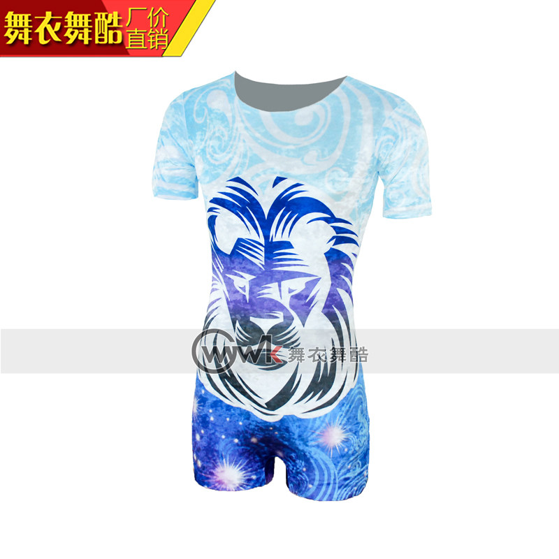 专业定制/体操竞技健美操服装/艺考比赛服/男女比赛演出服JJ12090