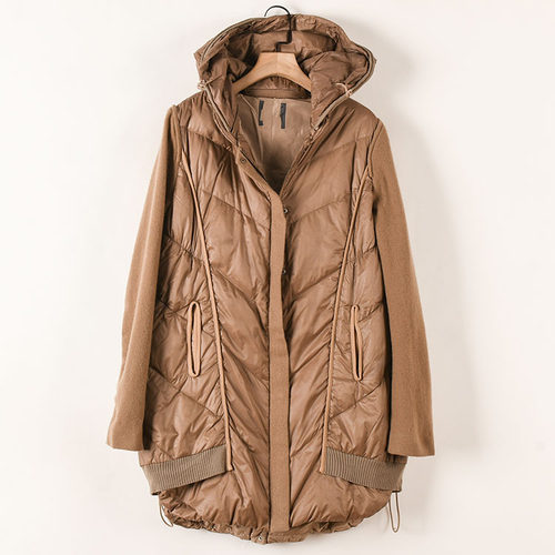 白鸭绒羽绒服韩版连帽外套