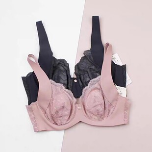 黛安芬高端款 超薄全包软钢圈大胸显小透气上托收副乳文胸29R646