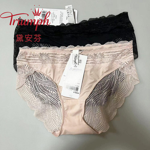 黛安芬内裤蕾丝薄款无痕