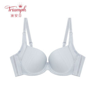 黛安芬专柜正品 舒适侧收聚拢薄杯恒温有钢圈透气文胸E002505