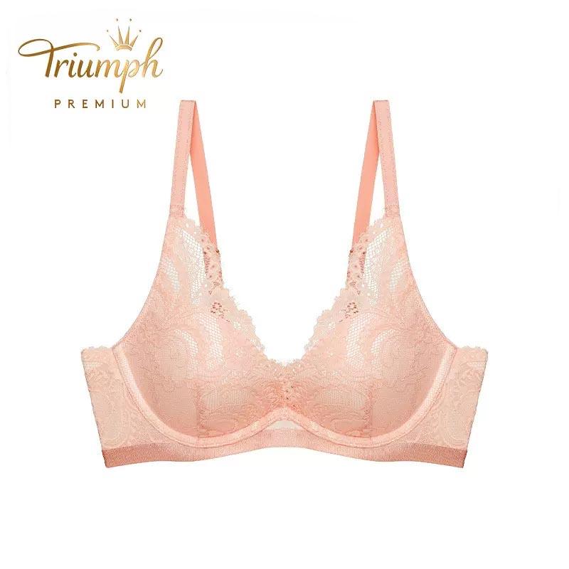 黛安芬有钢圈深V聚拢文胸