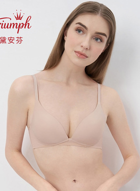 黛安芬专柜正品夏新款光面无痕内衣女无钢圈小胸聚拢文胸11-1849