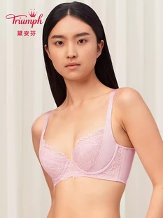 黛安芬逆龄天堂大胸支撑内衣女侧收副乳蕾丝文胸16 8895