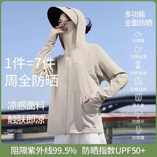 2026女夏季新款防晒衣透气轻薄速干冰丝外穿防紫外线女款防晒服
