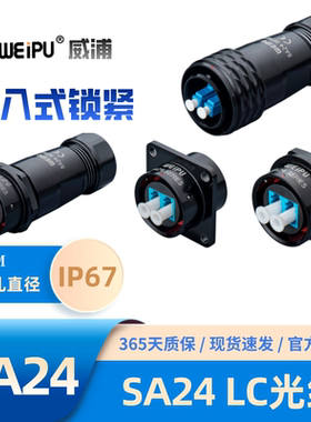 LC光纤插头SA2410/PLC座SA2411/SLC后螺母SA2412/S法兰SA2413/SL