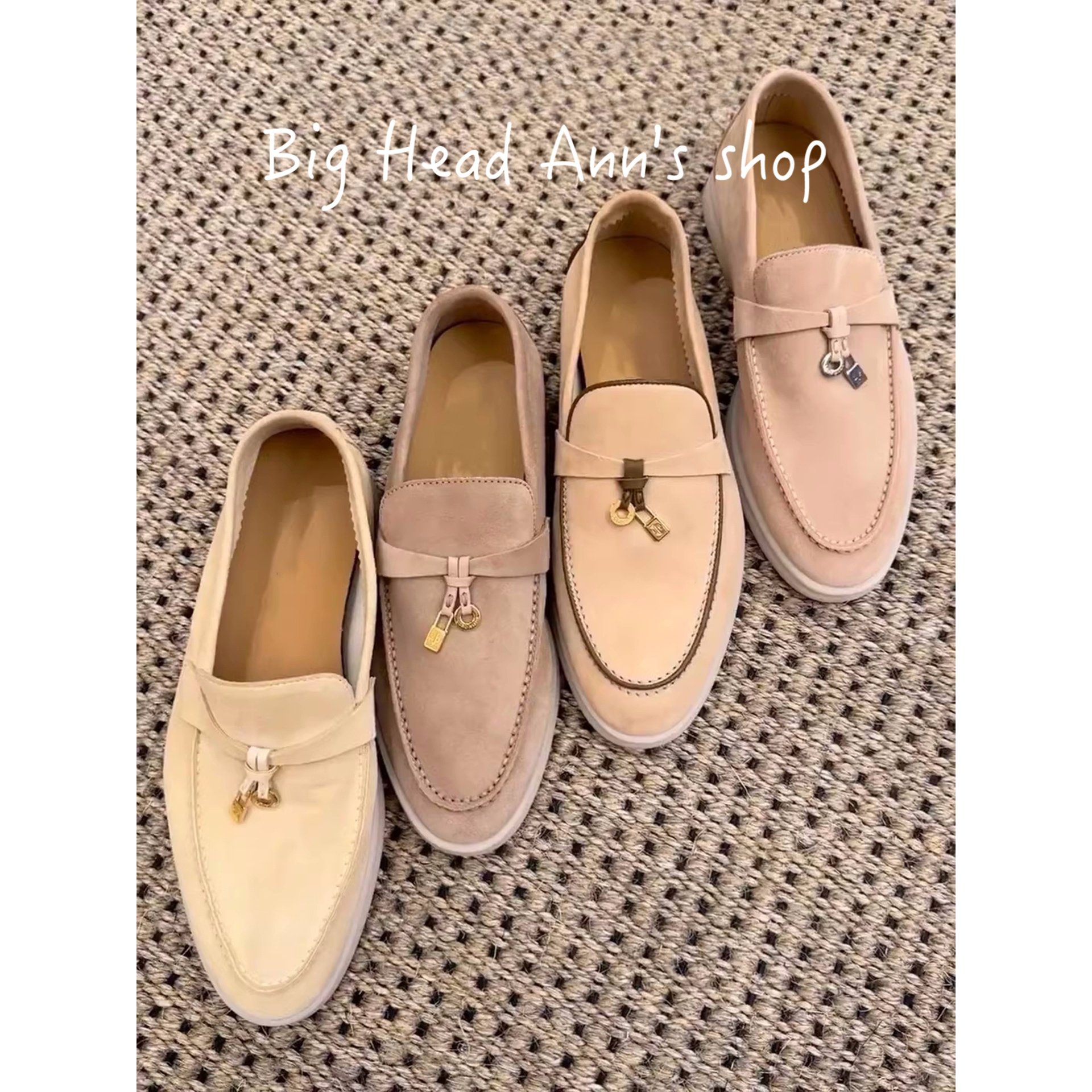 Big Head Ann's shop/流苏扣乐福鞋女一脚蹬懒人鞋软底百搭豆豆鞋,女鞋,乐福鞋（豆豆鞋）,淘宝优惠券,粉丝福利购,淘宝优惠卷
